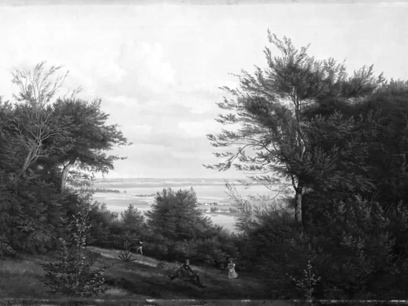 1797-H.J. Paludan - Paesaggio di Arresø